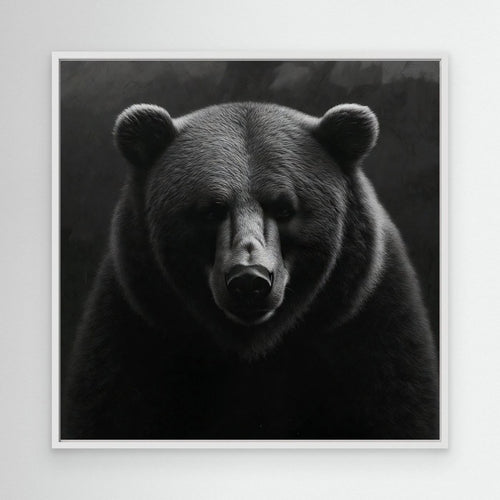 Black and White Bear – Statement Wall Art