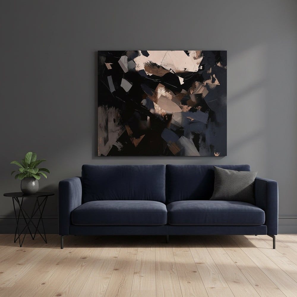 Shadow Presence – Abstract Faces Wall Art