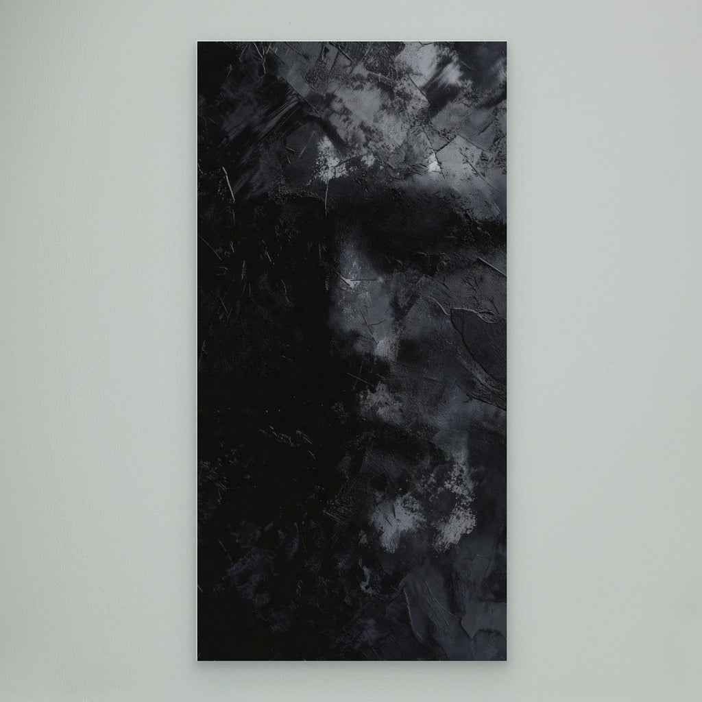 In The Shadow - Black Abstract Art