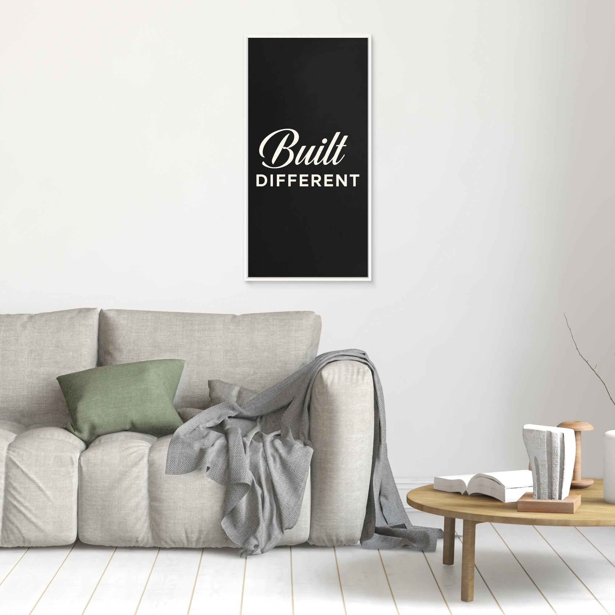 Built Different – Bold Men’s Wall Art