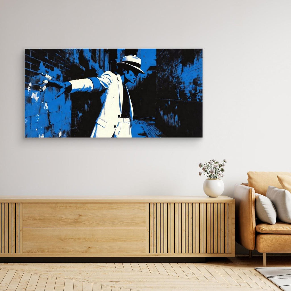 Smooth Criminal Noir - Abstract Wall Art