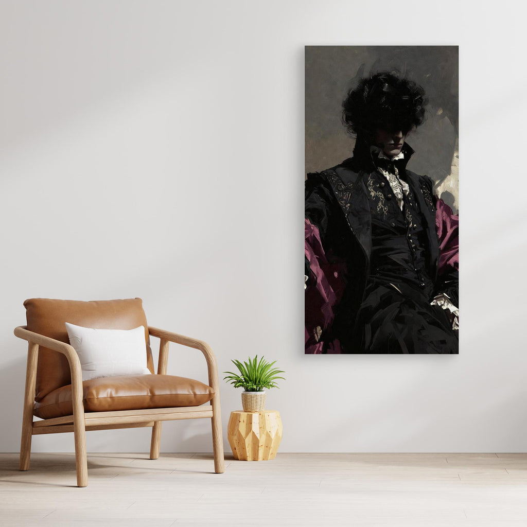 Dracula Painting – Dark Gothic Portrait Art