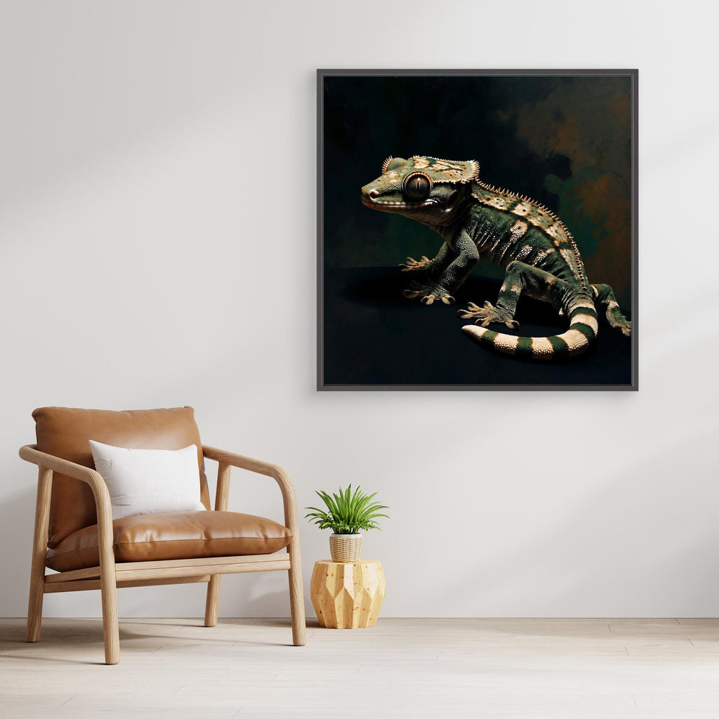 Crested Gecko – Exotic Wall Art