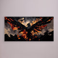Inferno Phoenix Awakening – Wall Art for Men