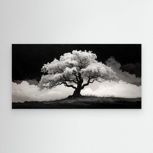 Black and White Tree – Modern Wall Art
