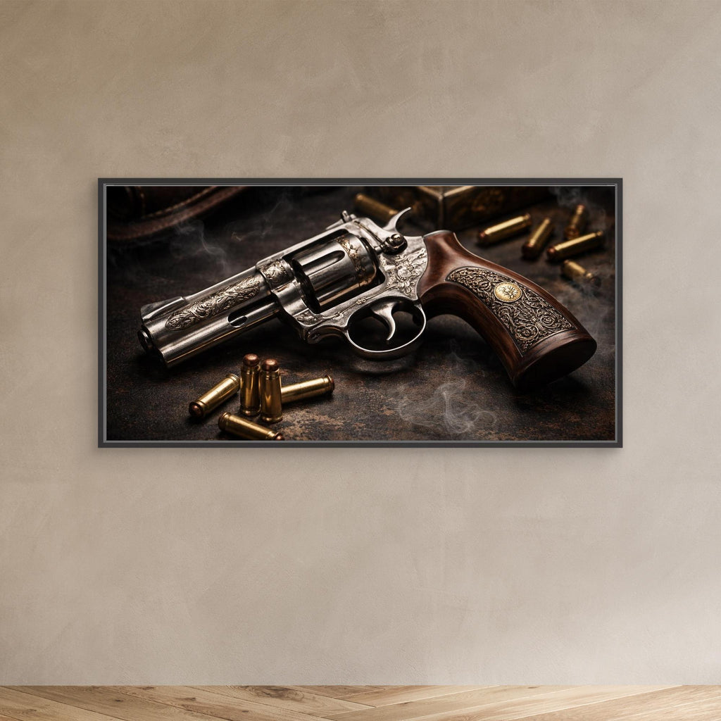 Smoke & Steel – Quadro di revolver